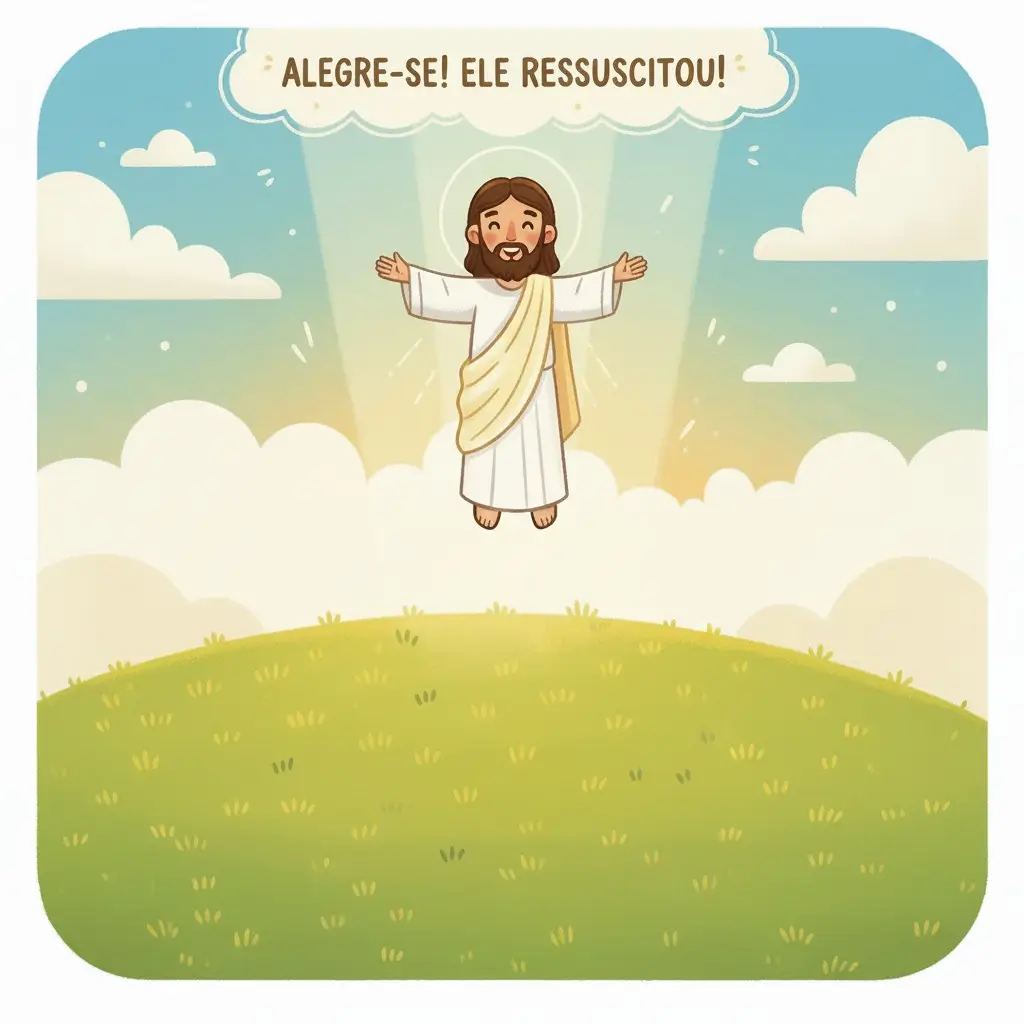 Jesus ressuscitado após a transfiguração 